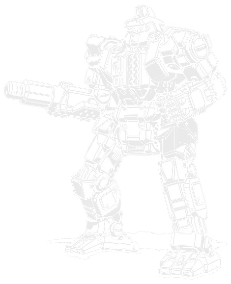 Illustration of a Centurion BattleMech, showing the autocannon in the right arm and the LRM launcher grid on the left shoulder